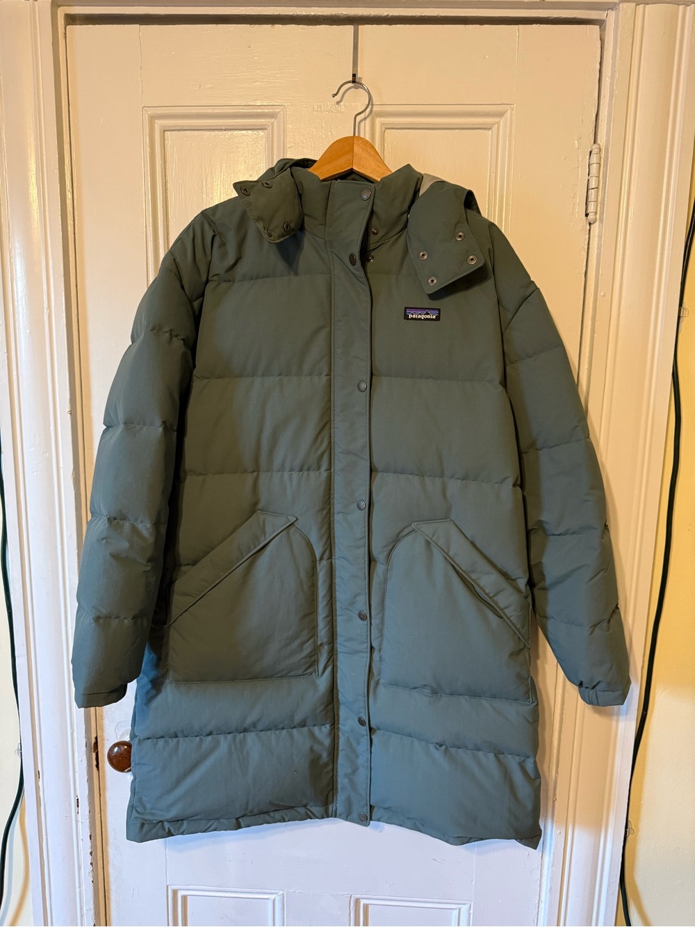 Patagonia Women’s DownDrift Parka | Light Blue | Xl